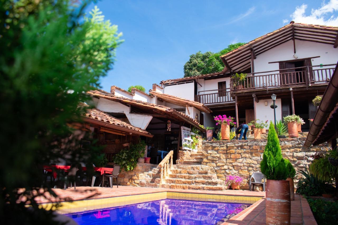 La Serrana Hostal Spa 소코로 외부 사진